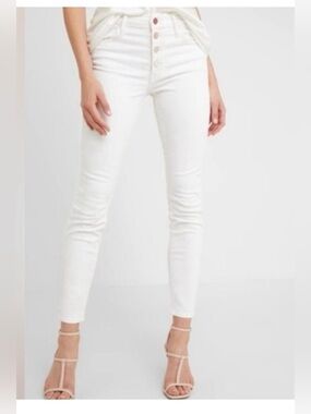 MOTHER White Skinny Jeans